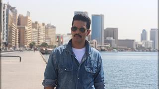 Angad Bedi breaks no sweat in the heat of Dubai while shooting for Mum Bhai