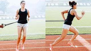 Inside Taapsee Pannu’s training session for Rashmi Rocket; Opens up about bruises on her legs! Thumbnail