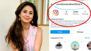 Urmila Matondkar’s Instagram account Hacked!