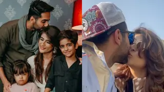 PDA Alert: Ayushmann Khurrana and Tahira Kashyap 'Kiss' amid a game of cricket with kids Thumbnail