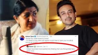 Adnan Sami reacts strongly as Twitter user points out Lata Mangeshkar does not have a good voice! Thumbnail