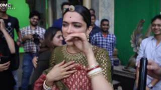 Deepika couldn't hold back her tears and broke down while sharing her journey; Unseen Video from the sets of Padmaavat