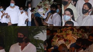 Teary eyes and heavy heart, Kapoor family bids a final good bye to Rajiv Kapoor: Funeral Photos