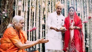 Dia Mirza broke stereotypes on her wedding with Vaibhav Rekhi as female priest conducts rituals: See pic