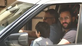 Kareena rests at home ahead of delivery while Saif takes Taimur on a ride Thumbnail