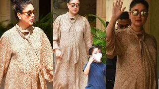 Kareena Kapoor makes a startling entry amid delivery reports; Spotted leaving with Taimur: Photos- Video