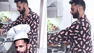 Rahul Vaidya cooks a dish taught by Aly Goni for ladylove Disha Parmar