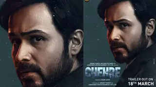 Tensed eyes, Stressed look, Intriguing first look of Emraan Hashmi from Chehre Thumbnail