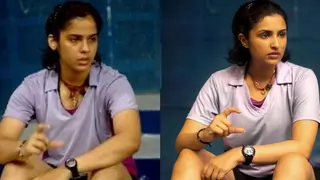 Parineeti Chopra looks like a spitting image of Saina Nehwal! What do you think? Thumbnail