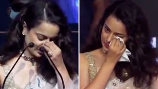 Video: Kangana Ranaut cries uncontrollably at Thalaivi trailer launch