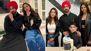 Diljit Dosanjh and Shehnaaz Gill complete Honsla Rakh shooting, Party in style: See pics 