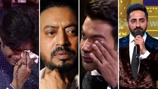 Video: Babil Khan cries uncontrollably, Rajkummar-Ayushmann in tears as late Irrfan Khan awarded