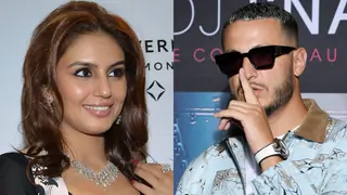 Hearts being exchanged between Huma Qureshi and DJ Snake!