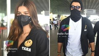 Tara Sutaria & Arjun Kapoor wear twinning jackets as they head to Goa for ‘Ek Villain Returns’ shoot: Pics