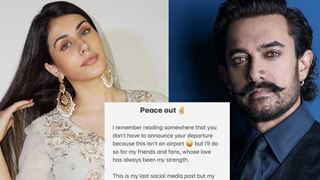 Warina Hussain pens her last message; follows Aamir Khan's footsteps