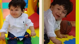 Unseen pics from Taimur’s first birthday: Taimur plays in a toy tent, flashes hearty smile Thumbnail