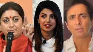 Smriti Irani reacts to Priyanka Chopra extending support to Sonu Sood Thumbnail