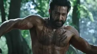 RRR: Jr.NTR look as Komaram Bheem to be unveiled tomorrow on his birthday!  Thumbnail