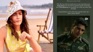 Alia Bhatt praises Sidharth Malhotra for his performance in 'Shershaah' Thumbnail