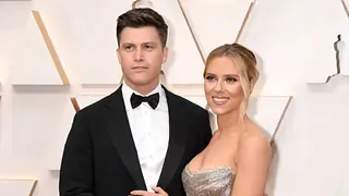 Scarlett Johansson welcomes first baby with husband Colin Host thumbnail