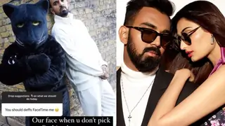 Athiya Shetty requests her rumored boyfriend KL Rahul to video call her; his response to it is hilarious  Thumbnail