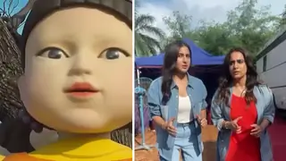 Sara Ali Khan recreates 'Squid Game' scene in a hilarious way with Kusha Kapila Thumbnail