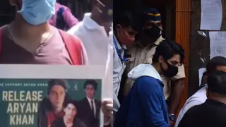 Outside the courthouse, fans show their support for Shah Rukh Khan's son Aryan Khan ahead of his bail hearing Thumbnail