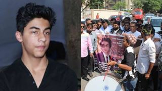 Aryan Khan gets a grand welcome by SRK's fans at Mannat