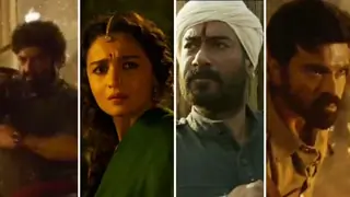 'RRR' Teaser: Ajay, Alia, Jr. NTR & Ram Charan all come together for a magnum opus Thumbnail