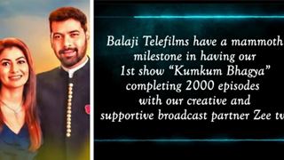 Ekta Kapoor posts as 'Kumkum Bhagya' becomes 1st Balaji show to complete 2000 episodes