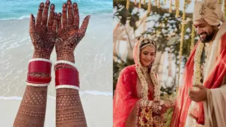 Katrina Kaif shares picture from her honeymoon as flaunts off her bridal mehendi Thumbnail