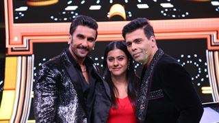 Karan Johar and Kajol recreate the golden ‘Kuch Kuch Hota Hai’ moments with Ranveer Singh on the grand finale 