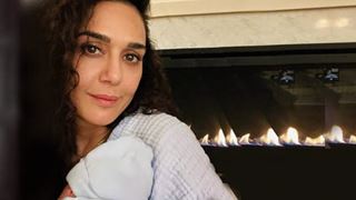 Preity Zinta says, 'Mommy vibes' sharing a cute picture with her little bundle of joy 