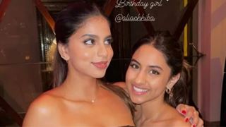 Suhana Khan looks absolutely sultry as she poses with cousin Alia Chhiba