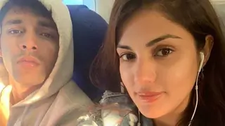 SSR fans troll Rhea Chakraborty as she helps brother Showik while he walks with crutches Thumbnail