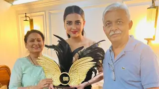 Bigg Boss 15: Tejasswi Prakash shares photo with parents and the trophy; calls it 'a dream come true' Thumbnail