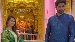 Before Ishqiyaat's release, Aalisha Panwar and Rrahul Sudhir seek blessings at Siddhivinayak Temple  Thumbnail