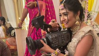 The multi-talented Anjali Tatrari turns into a camerawoman for a crucial sequence in Tere Bina Jiya Jaye Na   