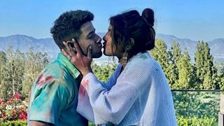 Nick Jonas and Priyanka Chopra douse in colours at their Los Angeles Home