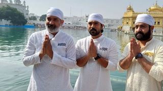 Jr NTR, Ram Charan, and SS Rajamouli visit Golden temple before RRR's release