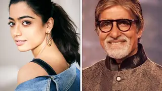 Amitabh Bachchan shares a happy pic with Rashmika Mandanna Thumbnail