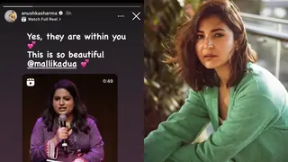 Anushka Sharma reacts to Mallika Dua’s post for her parents thumbnail
