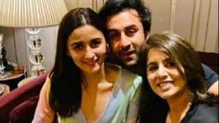 Neetu Kapoor pays a visit to newlyweds Alia and Ranbir at their residence 