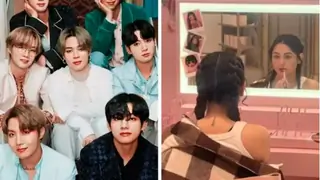 BTS Army rubbishes claim of Mahira Sharma in RM's profile leading to being in music video Thumbnail