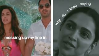 Deepika Padukone shares an adorable video of her 'messing up her lines'