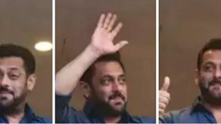 Salman Khan makes a special Eid appearance outside his Galaxy apartment