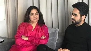 Neena Gupta shares a throwback video of herself singing, while Ayushmann Khurrana plays the dholak Thumbnail