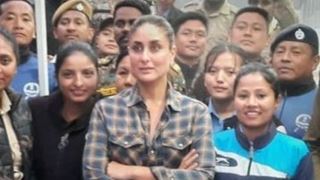Kareena Kapoor Khan greets Kalimpong ladies and West Bengal Police while filming her next