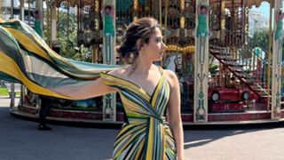  Tamannaah Bhatia's day 2 Cannes look: The actress dazzles in her striped multicolour ensemble