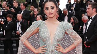 Cannes 2022: Helly Shah oozes confidence as she dons a shimmery thigh-high slit gown for debut
